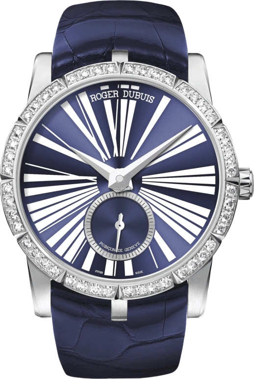 Roger Dubuis,Excalibur 36mm,36mm,Stainless Steel,Blue,Automatic,48hours,In-house Caliber,RDDBEX0378