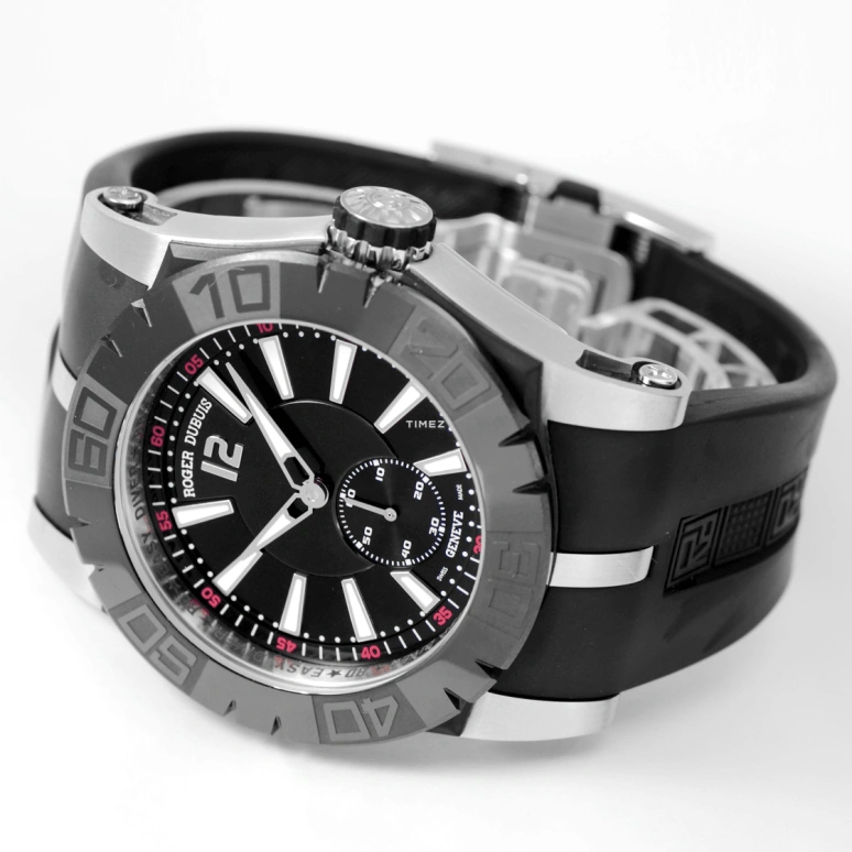 Roger Dubuis,Easy Diver 46mm,46mm,Stainless Steel,Black,Automatic,48hours,In-house Caliber,RDDBSE0280