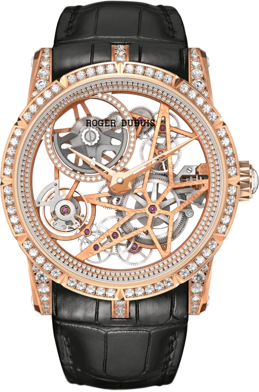 Roger Dubuis,Excalibur 42mm,42mm,Rose Gold,Automatic,60hours,In-house Caliber,RDDBEX0937