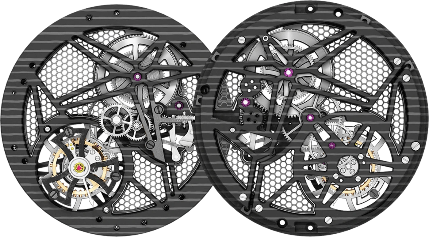 Roger Dubuis,Excalibur Spider 45mm,45mm,Titanium,90hours,In-house Caliber,Sapphire,Crystal Glass,RDDBEX0572