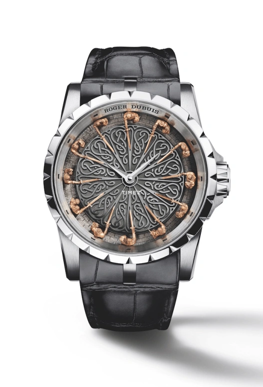 Roger Dubuis,Knights of The Round Table 45mm,45mm,White Gold,Smoky Gray,Automatic,48hours,In-house Caliber,RDDBEX0495