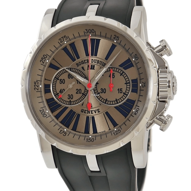 Roger Dubuis,Excalibur 45mm,45mm,Stainless Steel,Yellow,Automatic,Chronograph,Sapphire,RDDBEX0114