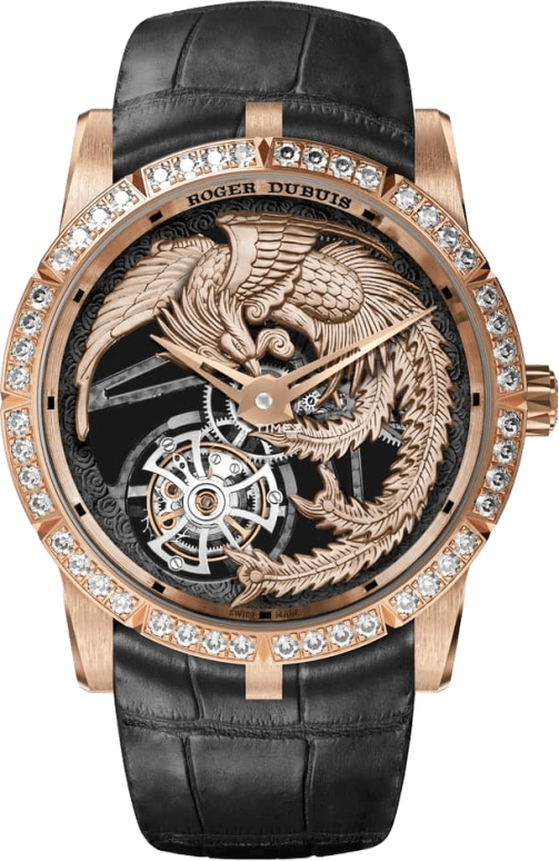 Roger Dubuis,Excalibur 36mm,36mm,Rose Gold,Handwound,60hours,In-house Caliber,RDDBEX0902
