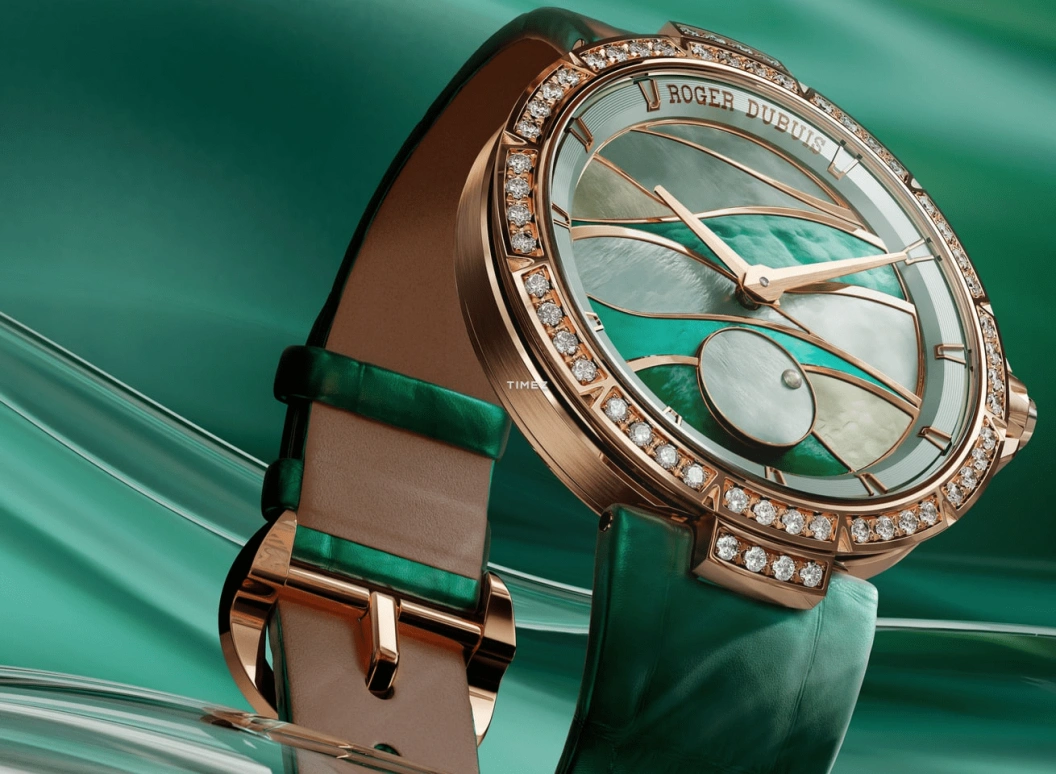 Roger Dubuis,Excalibur 36mm,36mm,Rose Gold,Multi-Color,Green,Automatic,48hours,In-house Caliber,RDDBEX1198