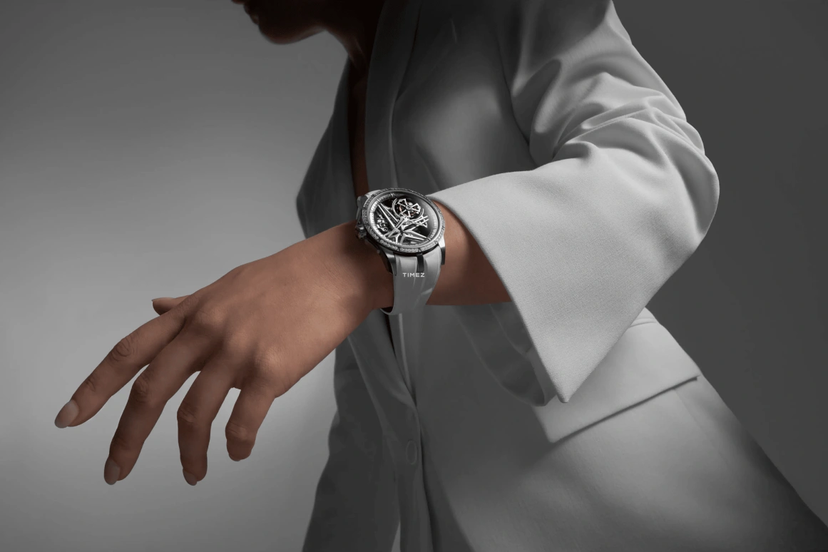 Roger Dubuis,Excalibur 42mm,42mm,White Gold,Silver,Skeleton,Handwound,Tourbillon,72hours,RDDBEX0989