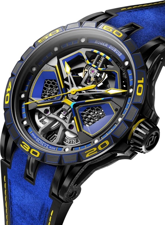 Roger Dubuis,Excalibur Spider 45mm,45mm,Titanium,Skeleton,Automatic,Sapphire,Crystal Glass,Round,RDDBEX1107