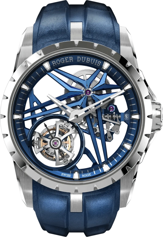 Roger Dubuis,Excalibur 42mm,42mm,Cobalt Alloy,Blue,Handwound,72hours,In-house Caliber,RDDBEX0838