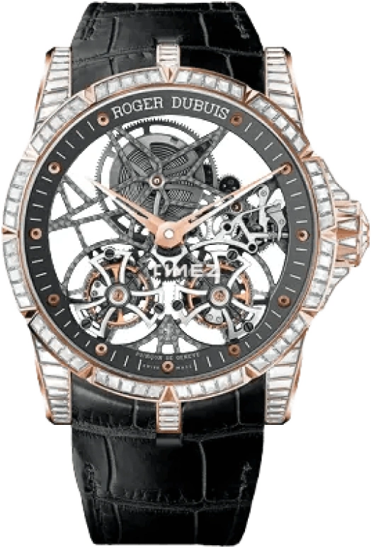Roger Dubuis,Excalibur 45mm,45mm,Rose Gold,Handwound,Tourbillon,50hours,RDDBEX0406