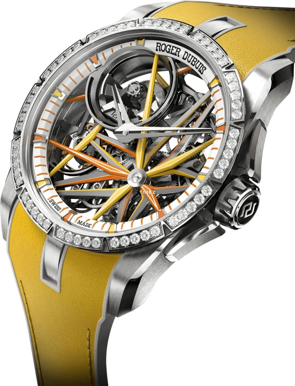 Roger Dubuis,Excalibur 42mm,42mm,White Gold,Skeleton,Automatic,72hours,In-house Caliber,RDDBEX1014