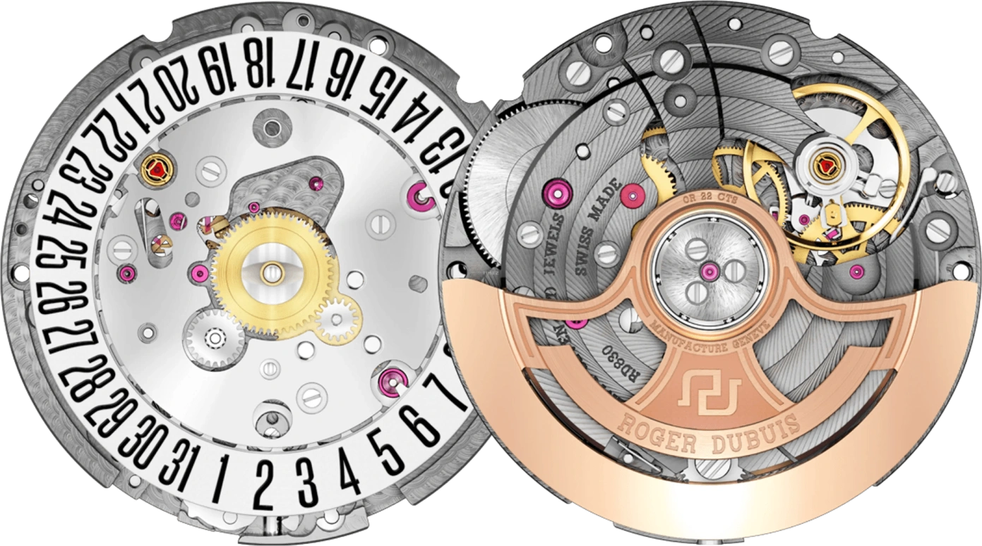 Roger Dubuis,VELVET 36mm,36mm,White Gold,Black,White,Automatic,48hours,In-house Caliber,RDDBVE0072