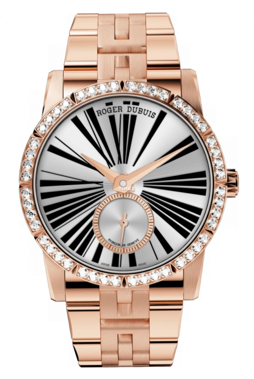 Roger Dubuis,Excalibur 36mm,36mm,Rose Gold,White,Automatic,48hours,In-house Caliber,RDDBEX0380