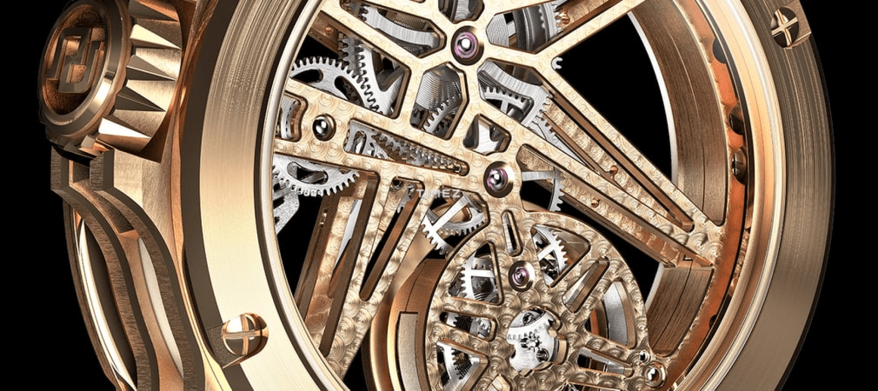 Roger Dubuis,Excalibur Spider 39mm,39mm,Rose Gold,Rose,White,Skeleton,Handwound,Tourbillon,60hours,RDDBEX0816