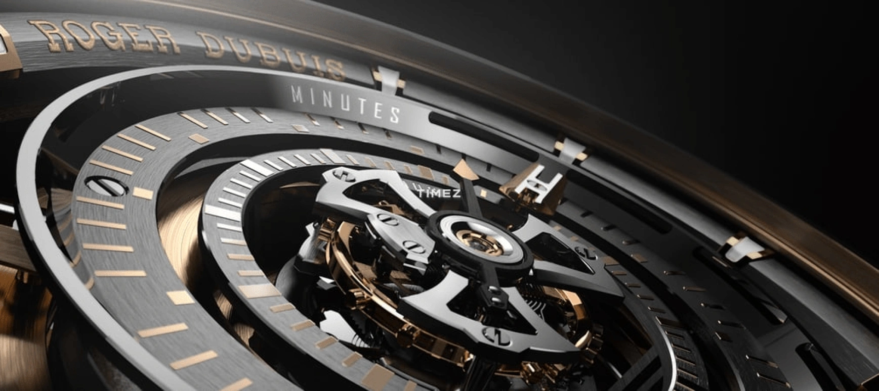 Roger Dubuis,Hyper Watches™ 45mm,45mm,Rose Gold,Skeleton,Handwound,Tourbillon,72hours,RDDBEX1119