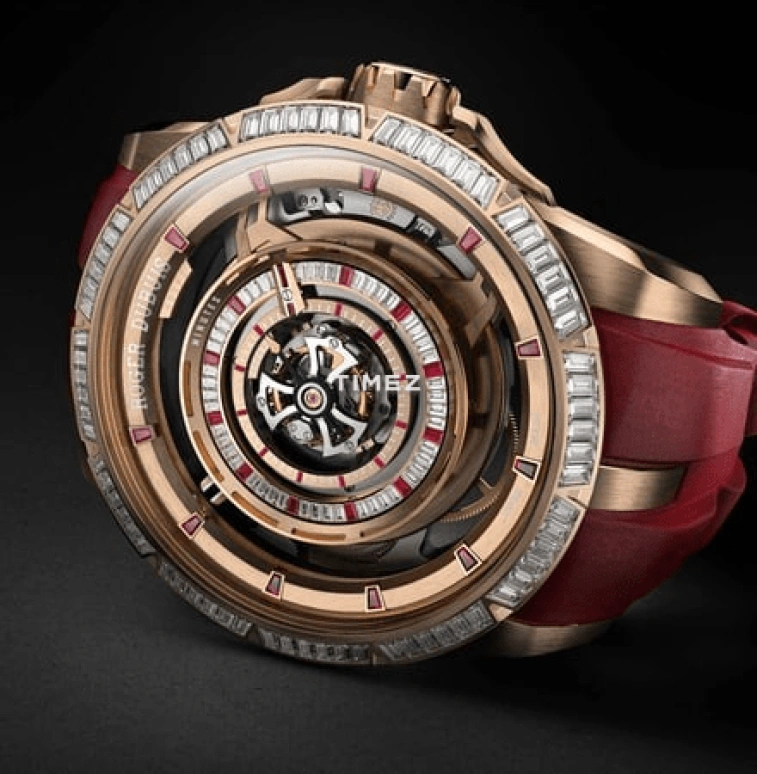 Roger Dubuis,Hyper Watches™ 45mm,45mm,Pink Gold,Skeleton,Rose Gold,Handwound,Tourbillon,72hours,RDDBEX1122