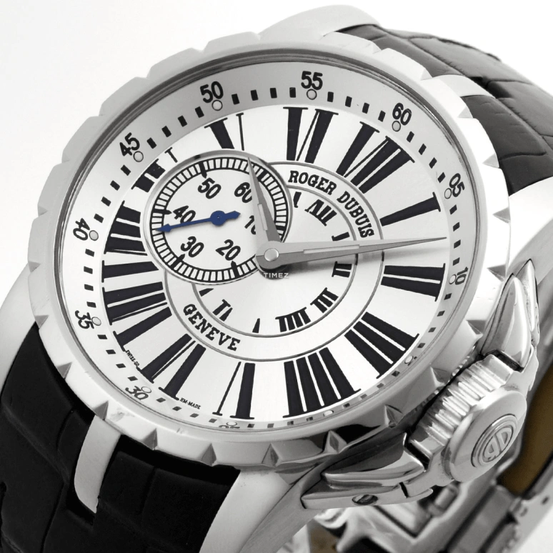 Roger Dubuis,Excalibur 42mm,42mm,Stainless Steel,White,Automatic,52hours,In-house Caliber,RDDBEX0050