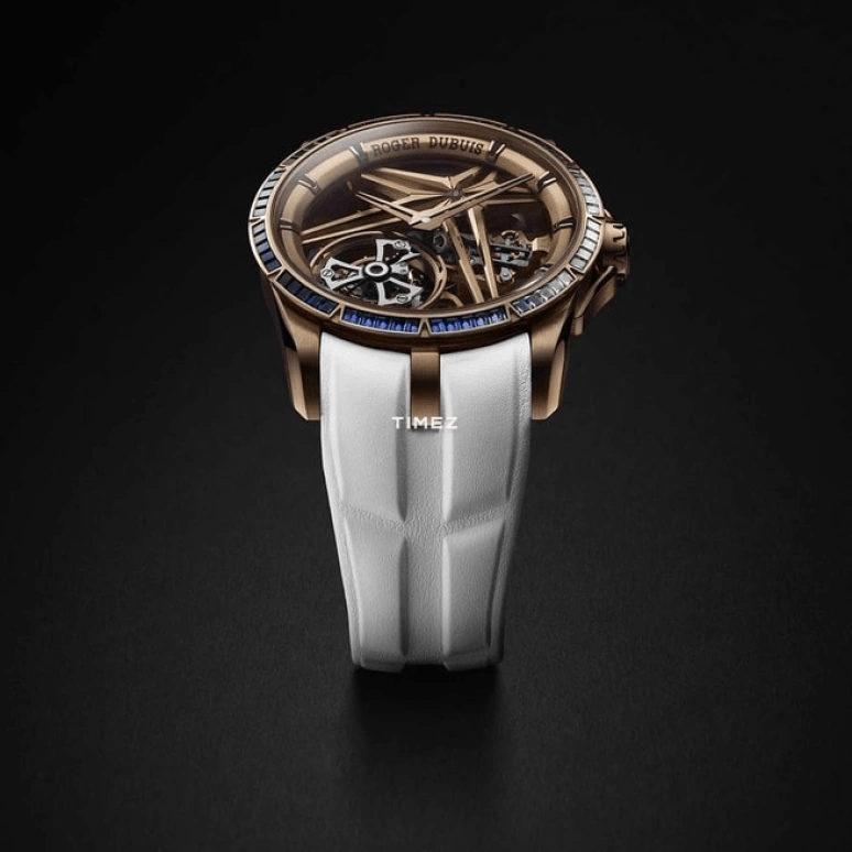 Roger Dubuis,Excalibur 42mm,42mm,Pink Gold,Skeleton,Rose Gold,Handwound,Tourbillon,72hours,RDDBEX1134