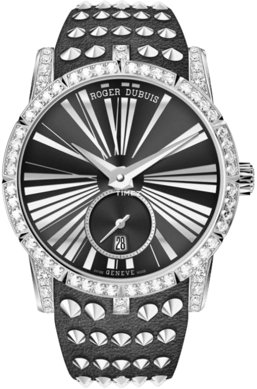 Roger Dubuis,Excalibur 36mm,36mm,White Gold,Black,Automatic,Day,48hours,RDDBEX0666