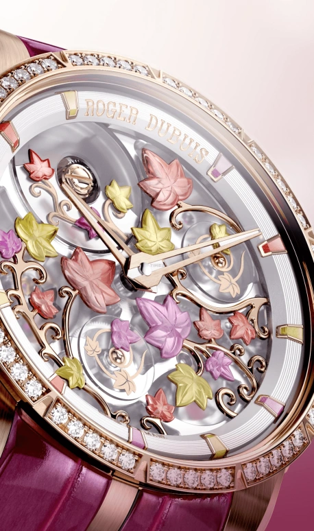Roger Dubuis,Excalibur 38mm,38mm,Rose Gold,Multi-Color,Grey,Automatic,72hours,In-house Caliber,RDDBEX1208