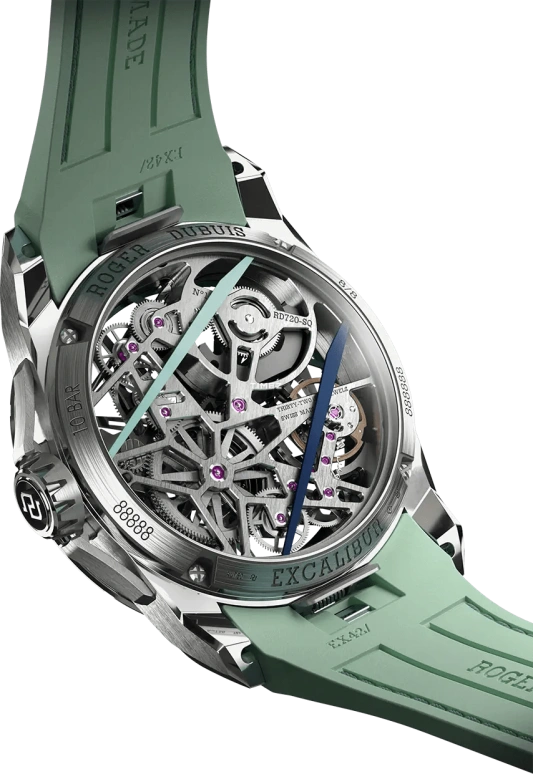 Roger Dubuis,Excalibur 42mm,42mm,White Gold,Skeleton,Blue,Automatic,72hours,In-house Caliber,RDDBEX1038