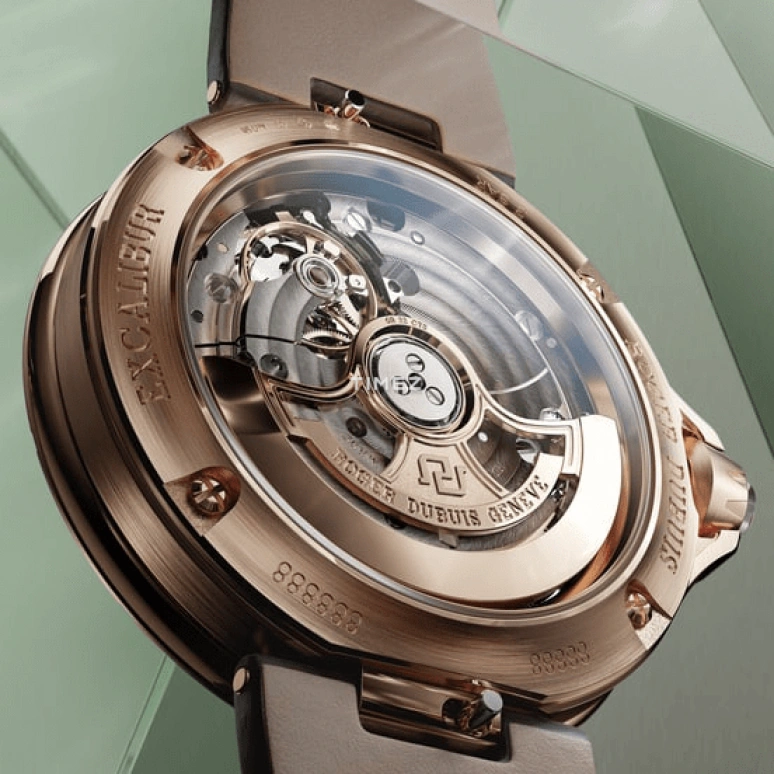 Roger Dubuis,Excalibur 36mm,36mm,Rose Gold,Grey,Automatic,48hours,In-house Caliber,RDDBEX1193