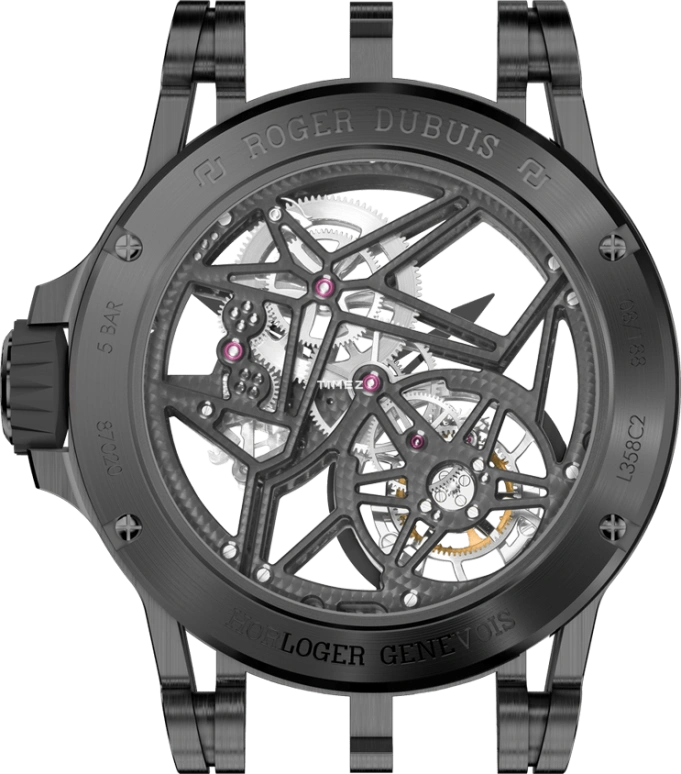 Roger Dubuis,Excalibur 45mm,45mm,Titanium,Skeleton,Handwound,60hours,In-house Caliber,RDDBEX0622