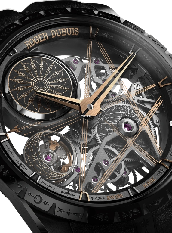 Roger Dubuis,Excalibur 42mm,42mm,Ceramic,Black,Automatic,Tourbillon,72hours,RDDBEX1041