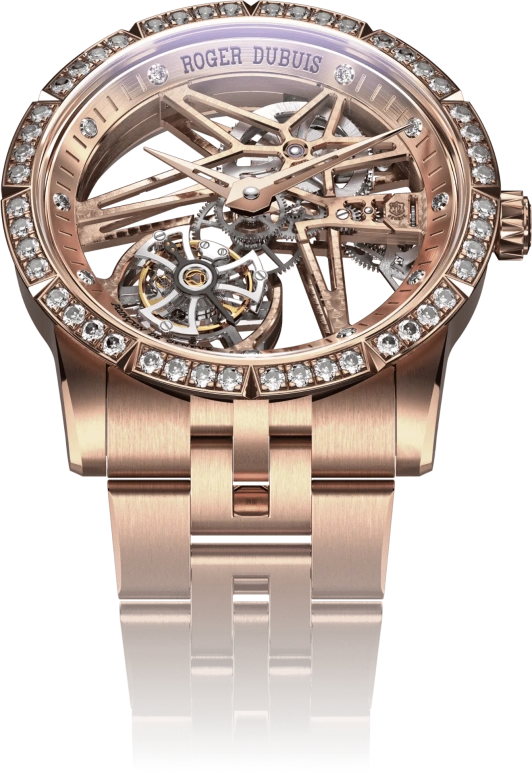 Roger Dubuis,Excalibur 36mm,36mm,Rose Gold,Rose,Handwound,60hours,In-house Caliber,RDDBEX0787