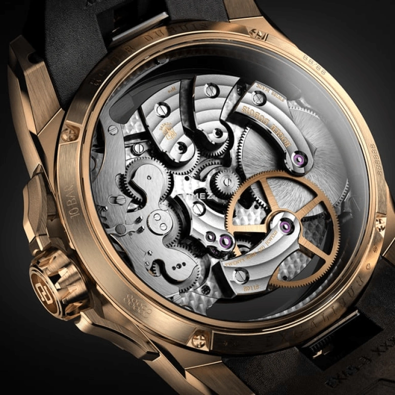 Roger Dubuis,Hyper Watches™ 45mm,45mm,Rose Gold,Skeleton,Handwound,Tourbillon,72hours,RDDBEX1119