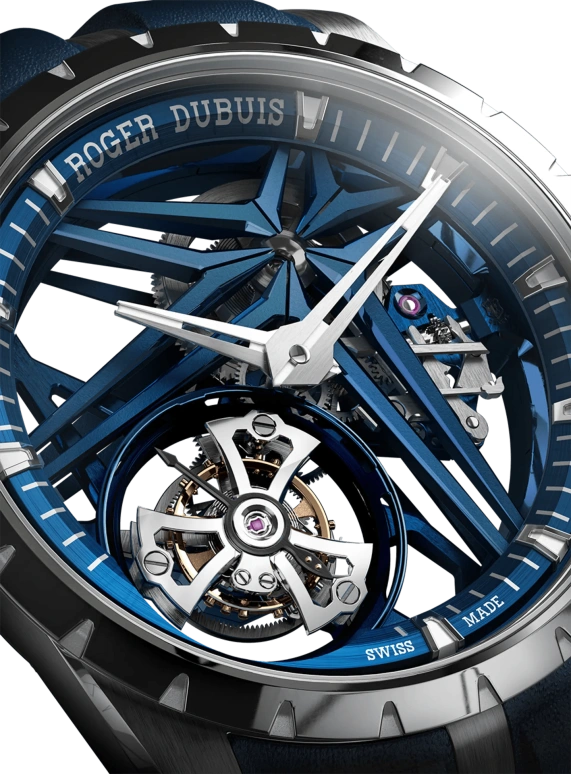 Roger Dubuis,Excalibur 42mm,42mm,Cobalt Alloy,Blue,Handwound,72hours,In-house Caliber,RDDBEX0838