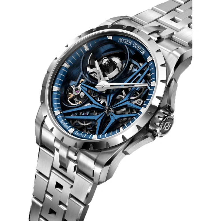 Roger Dubuis,Excalibur 42mm,42mm,Cobalt-chromium Alloy,Blue,Automatic,72hours,In-house Caliber,RDDBEX0969
