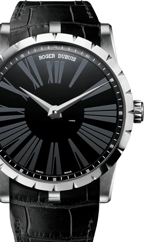 Roger Dubuis,Excalibur 42mm,42mm,White Gold,Black,Automatic,52hours,In-house Caliber,RDDBEX0350