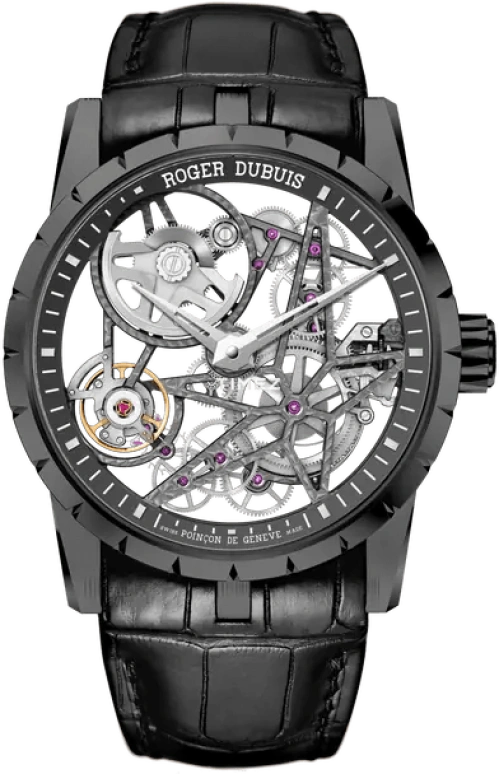 Roger Dubuis,Excalibur 42mm,42mm,Titanium,Skeleton,Automatic,60hours,In-house Caliber,RDDBEX0473