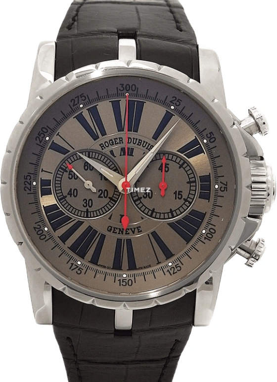 Roger Dubuis,Excalibur 45mm,45mm,Stainless Steel,Yellow,Automatic,Chronograph,Sapphire,RDDBEX0114