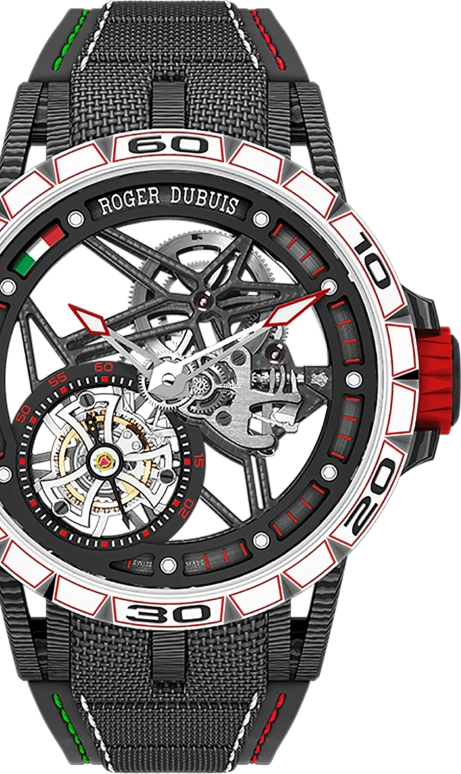 Roger Dubuis,Excalibur 45mm,45mm,Titanium,Skeleton,Handwound,60hours,In-house Caliber,RDDBEX0622