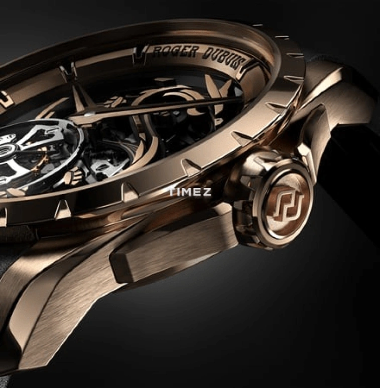 Roger Dubuis,Excalibur 42mm,42mm,Rose Gold,Skeleton,Rose Gold,Handwound,Tourbillon,72hours,RDDBEX1111