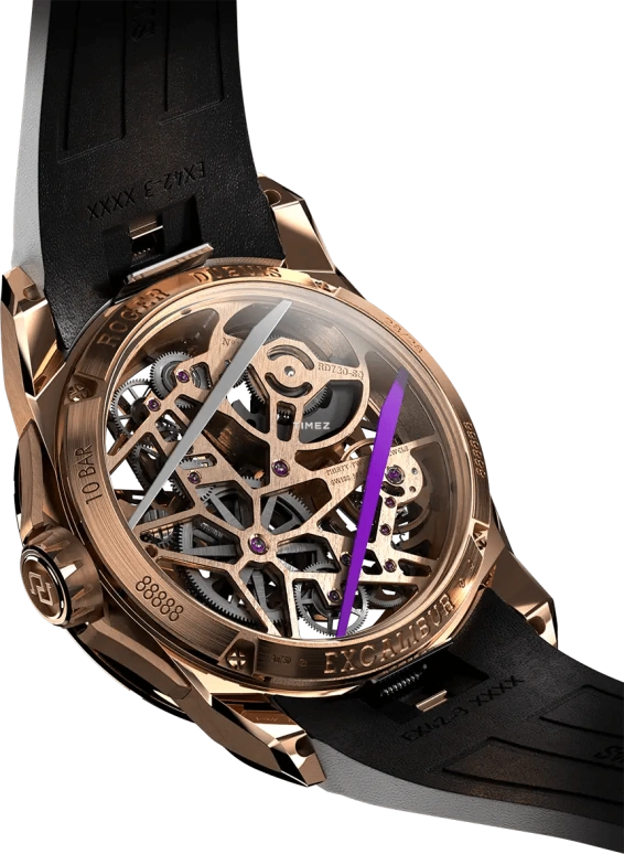 Roger Dubuis,Excalibur 42mm,42mm,Eon Gold™,Skeleton,Automatic,72hours,In-house Caliber,RDDBEX0950