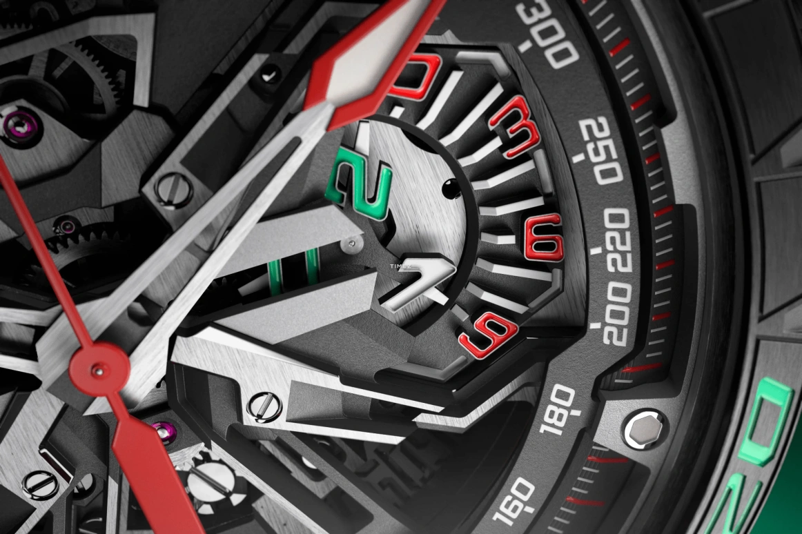 Roger Dubuis,Excalibur Spider 45mm,45mm,Carbon,Black,Automatic,Chronograph,Day,Flyback,RDDBEX1186