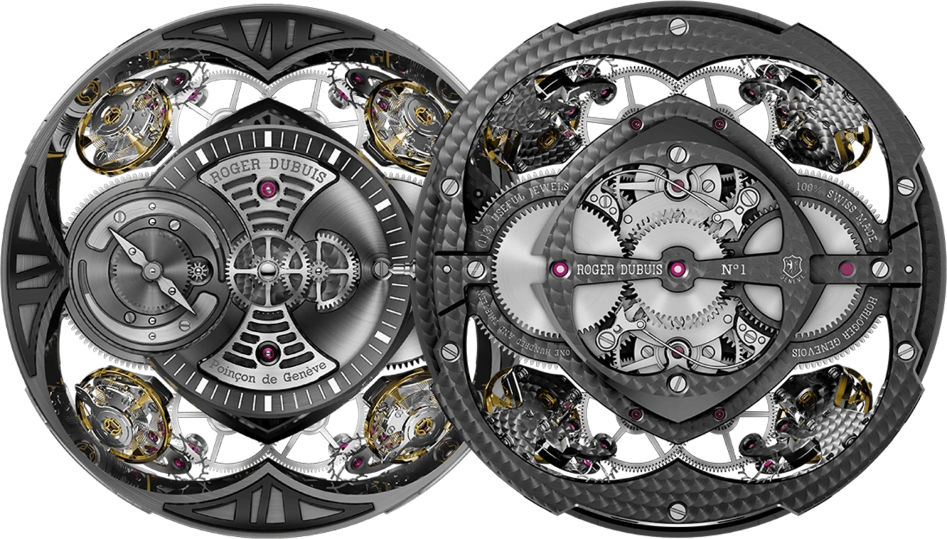 Roger Dubuis,Hyper Watches™ 48mm,48mm,Rose Gold,Handwound,40hours,In-house Caliber,RDDBEX0439