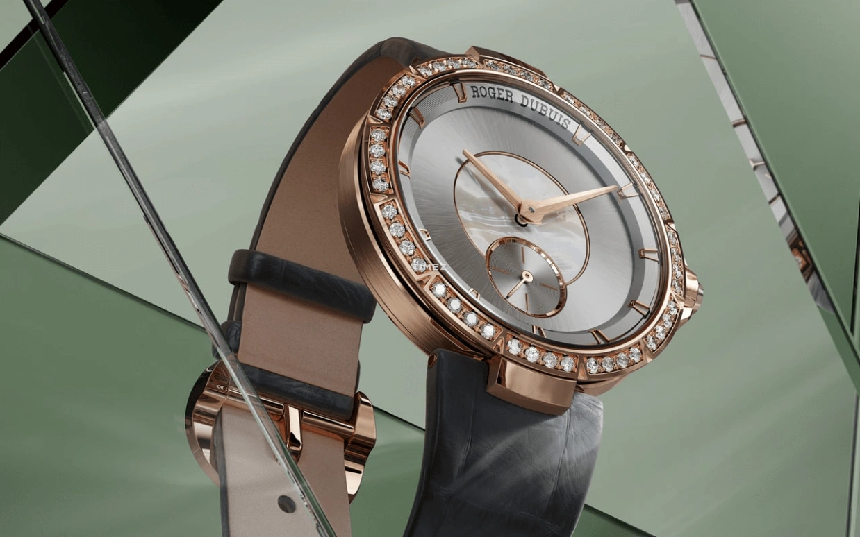 Roger Dubuis,Excalibur 36mm,36mm,Rose Gold,Grey,Automatic,48hours,In-house Caliber,RDDBEX1193