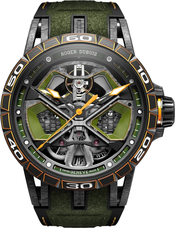 Roger Dubuis,Excalibur Spider 45mm,45mm,Carbon,Automatic,60hours,In-house Caliber,RDDBEX0972