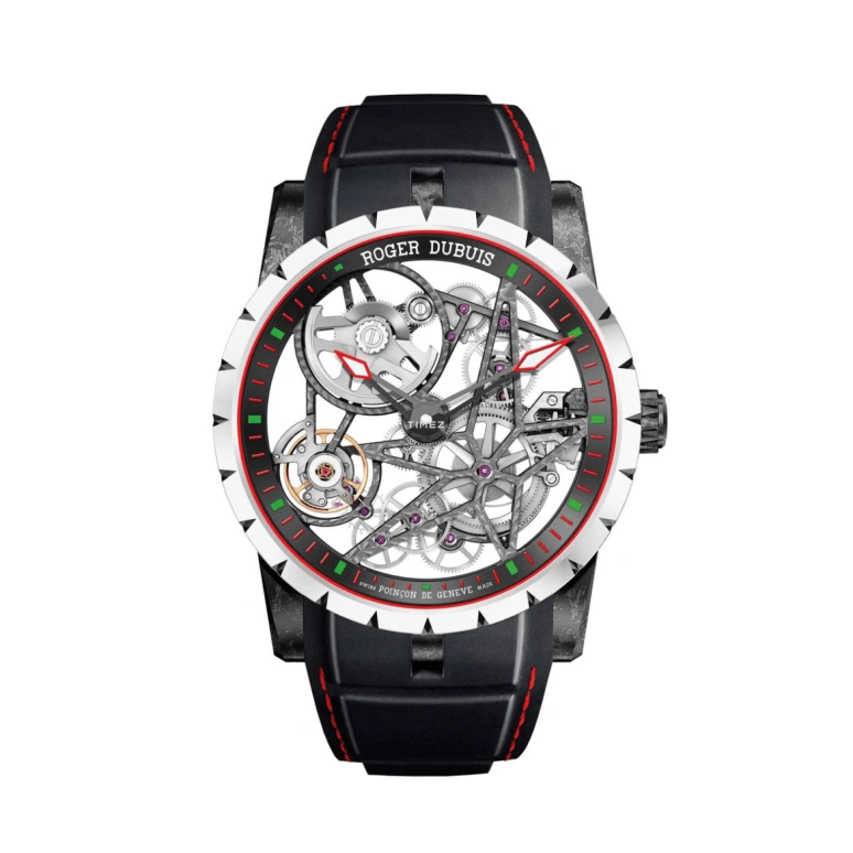 Roger Dubuis,Excalibur 42mm,42mm,Carbon,Ceramic,Skeleton,Automatic,60hours,In-house Caliber,RDDBEX0610