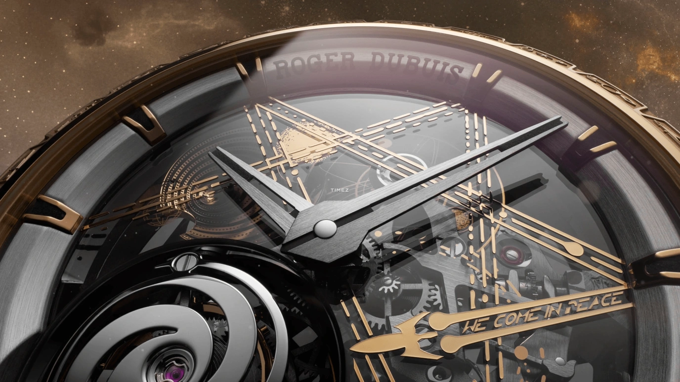 Roger Dubuis,Excalibur 42mm,42mm,Titanium,Rose Gold,Grey,Handwound,Tourbillon,72hours,RDDBEX1125