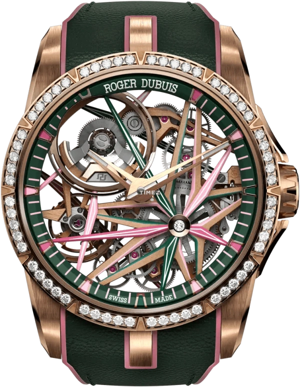 Roger Dubuis,Excalibur 42mm,42mm,Eon Gold™,Skeleton,Automatic,72hours,In-house Caliber,RDDBEX1039