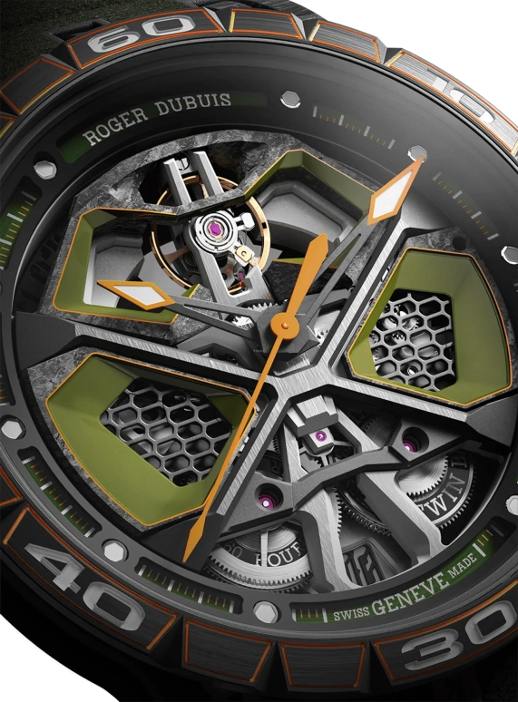 Roger Dubuis,Excalibur Spider 45mm,45mm,Carbon,Automatic,60hours,In-house Caliber,RDDBEX0972