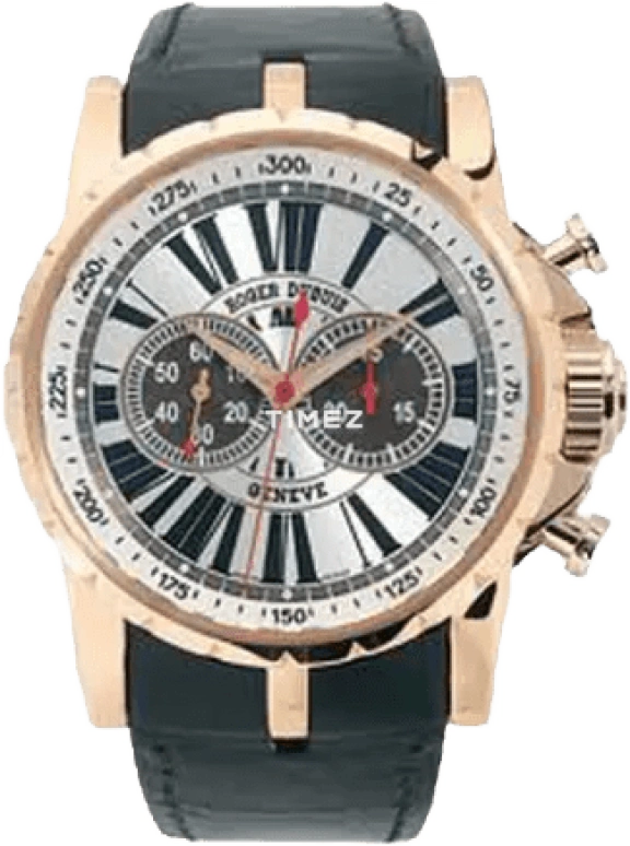 Roger Dubuis,Excalibur 45mm,45mm,Rose Gold,White,Automatic,Chronograph,Round,RDDBEX0211