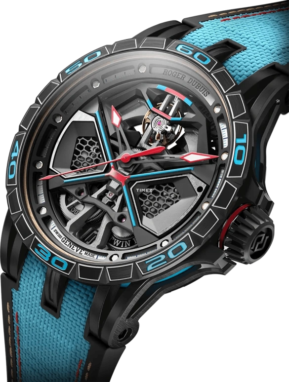 Roger Dubuis,Excalibur 45mm,45mm,Titanium Gold,Skeleton,Automatic,Day,60hours,RDDBEX1007