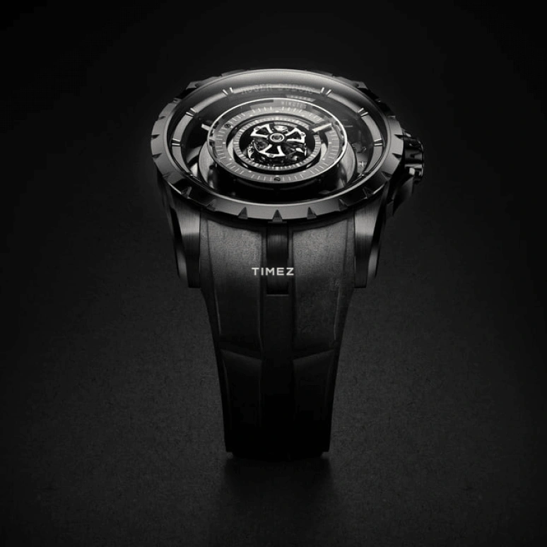 Roger Dubuis,Excalibur 45mm,45mm,Titanium,Titanium Black,Handwound,Tourbillon,72hours,RDDBEX1157