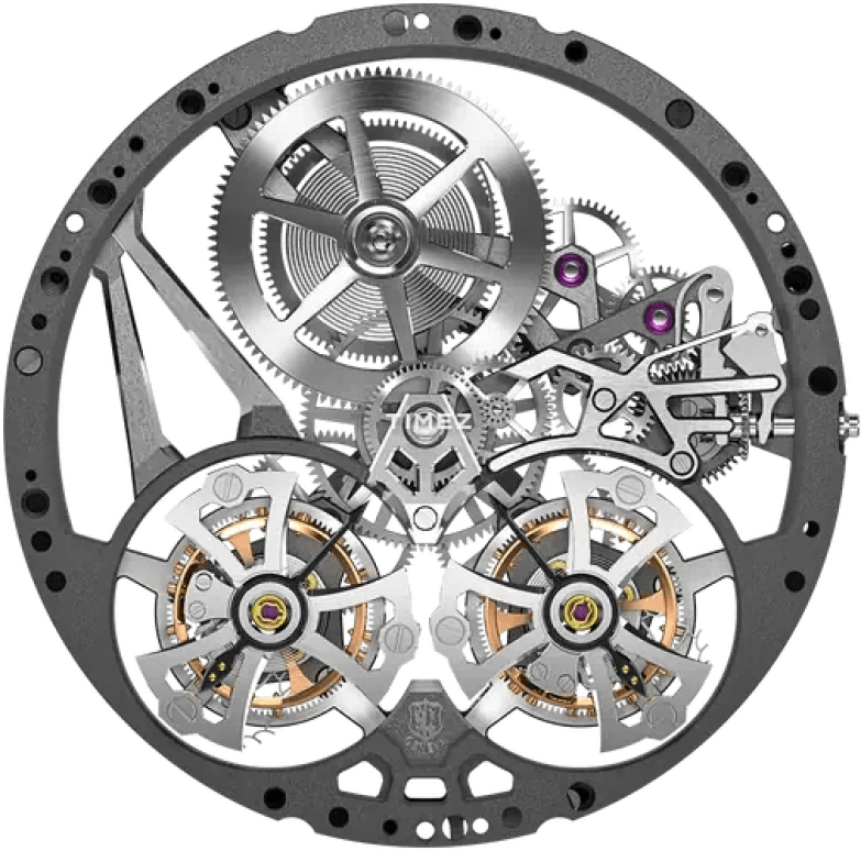 Roger Dubuis,Excalibur 45mm,45mm,Rose Gold,Skeleton,Handwound,Tourbillon,72hours,RDDBEX1130