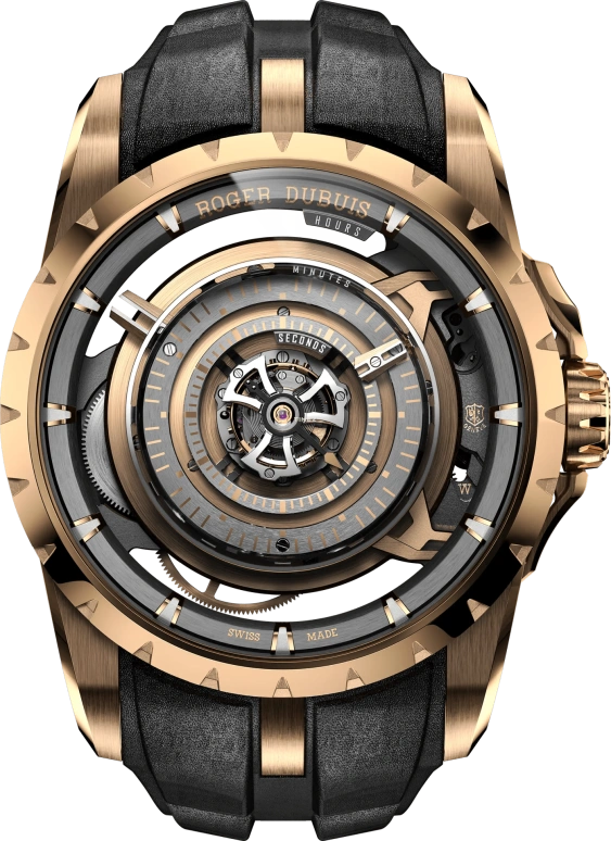 Roger Dubuis,Hyper Watches™ 45mm,45mm,Rose Gold,Skeleton,Handwound,Tourbillon,72hours,RDDBEX1119