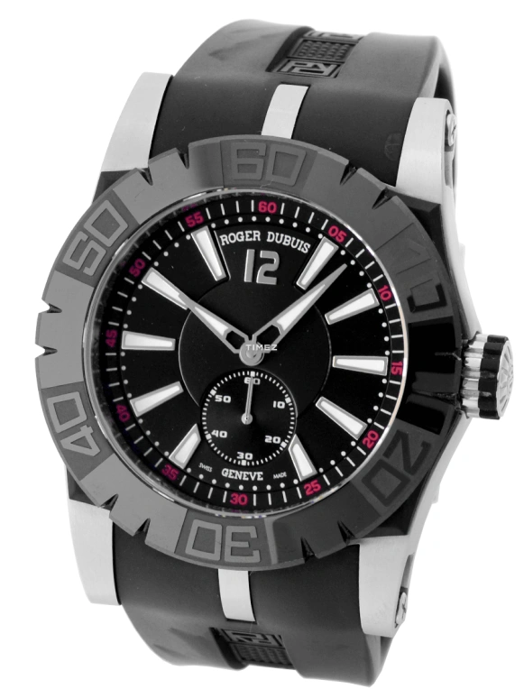 Roger Dubuis,Easy Diver 46mm,46mm,Stainless Steel,Black,Automatic,48hours,In-house Caliber,RDDBSE0280